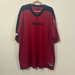 Arkansas Razorbacks Nike Jersey Shirt Men’s XXL Warm Up
